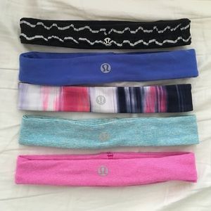 A set of Lululemon head bands! Gently worn!