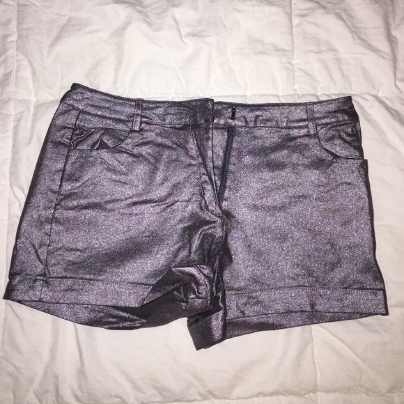 Reflective disco shorts