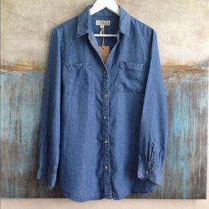 Zumiez Thread & Supply Chambray Tunic Size S