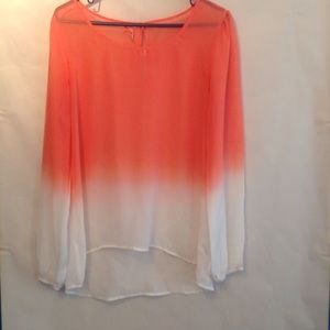 Maurice's Ombré High-Low Blouse