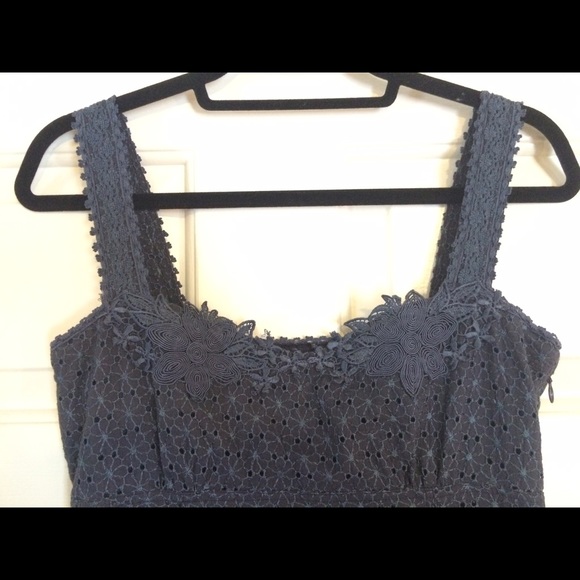 Cynthia Steffe Designer eyelet dress with lace - Picture 2 of 3