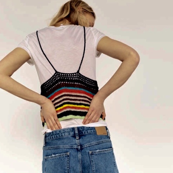 🚫SOLD🚫 FINAL PRICE DROP Zara Crochet Top - Picture 2 of 4