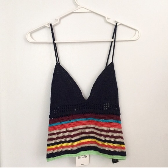 🚫SOLD🚫 FINAL PRICE DROP Zara Crochet Top - Picture 4 of 4
