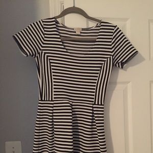 Jcrew dress striped dress
