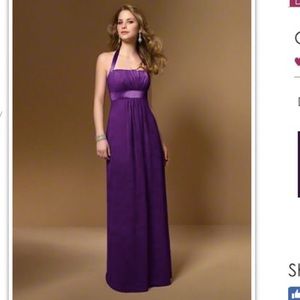 Alfred Angelo Bridesmaid Dress-Grape, size 10