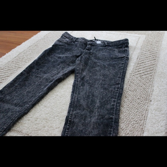 Roly Poly Dark Acid Wash Skinny Jeans