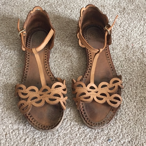Tory burch sandals leather sandals