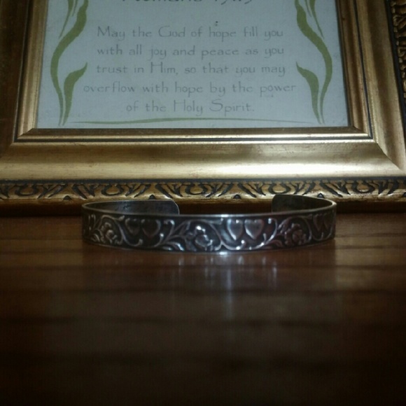 AUTHENTIC STERLNG SILVER CUFF BRACELET