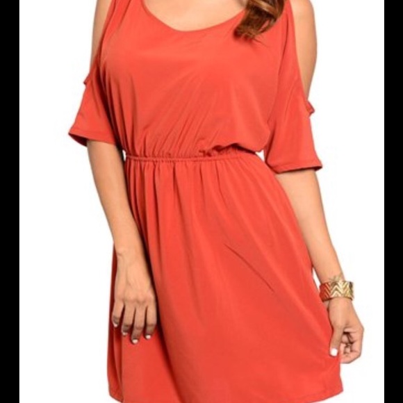 Brand New  Gorgeous Rust Colored Dress