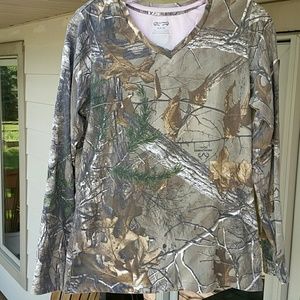 Long Sleeve Realtree Camo Shirt