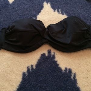 Victoria Secret Black Bandeau Swim Top