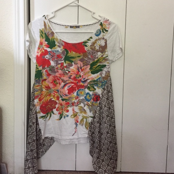 ANTHROPOLOGIE printed tee