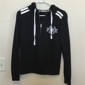 Black 3/4 Zip hoodie