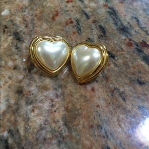 Vintage heart earrings