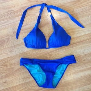 Victoria's Secret Bikini Cobalt Blue Size M