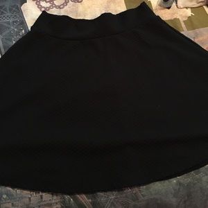 Charlotte Russe black skater skirt