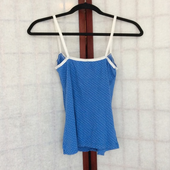 ⭕🔴H&M blue polka dotted tank top! - Picture 2 of 3
