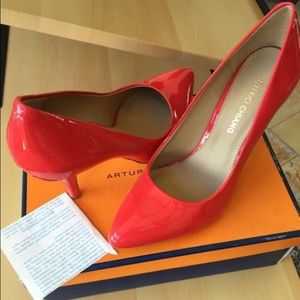 Arturo Chiang Pumps - pink/coral, size 8
