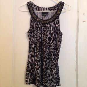 Leopard Print Tank Top