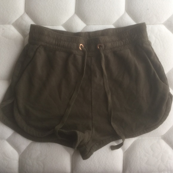 Navy Green "Sweatshorts"