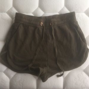 Navy Green "Sweatshorts"