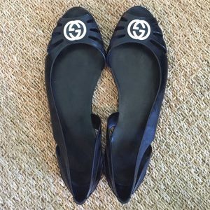Gucci jelly flats