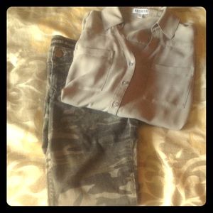 Express Camo Stella Ankle Legging Jeans