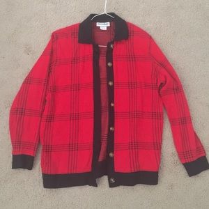 Long sleeve, button-up cardigan