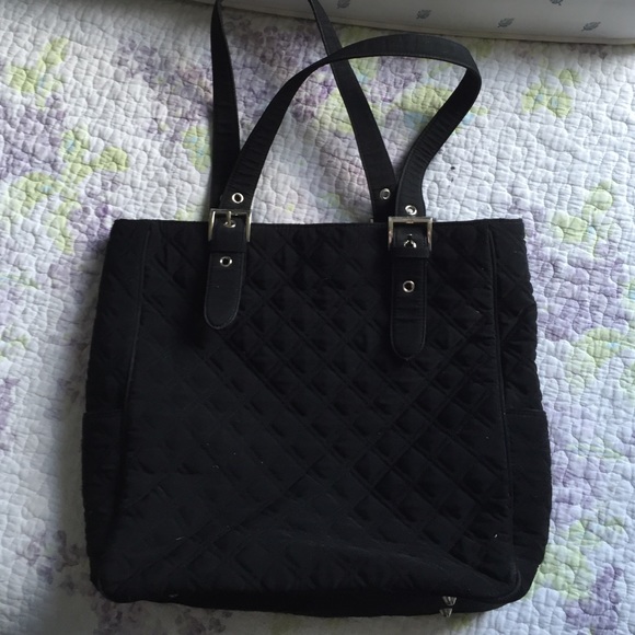 Authentic Vera Bradley black purse. Mint condition