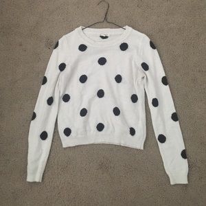 Polka dot sweater