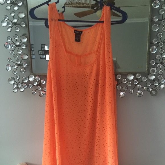 Neon Orange Women's Top