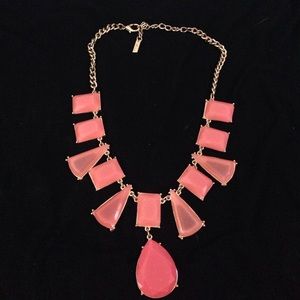 Pink and gold necklace