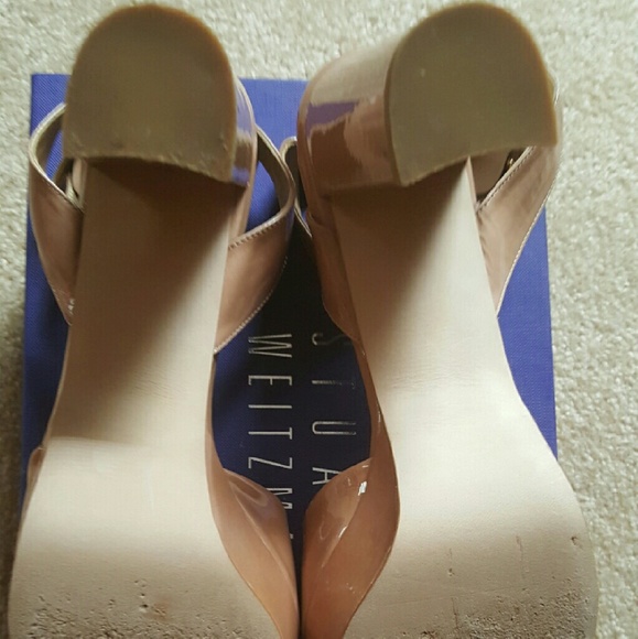 ** SOLD ** Stuart Weitzman Chunky Heel Platform - Picture 4 of 4