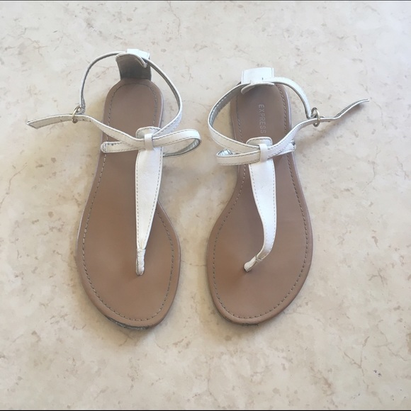 White Express Sandals
