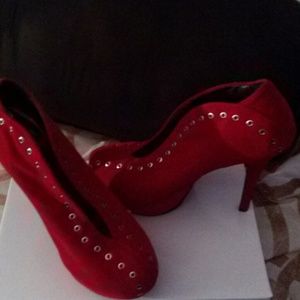 Red sexy heels