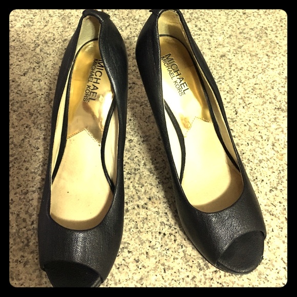 MICHAEL Michael Kors platform peep-toe heels