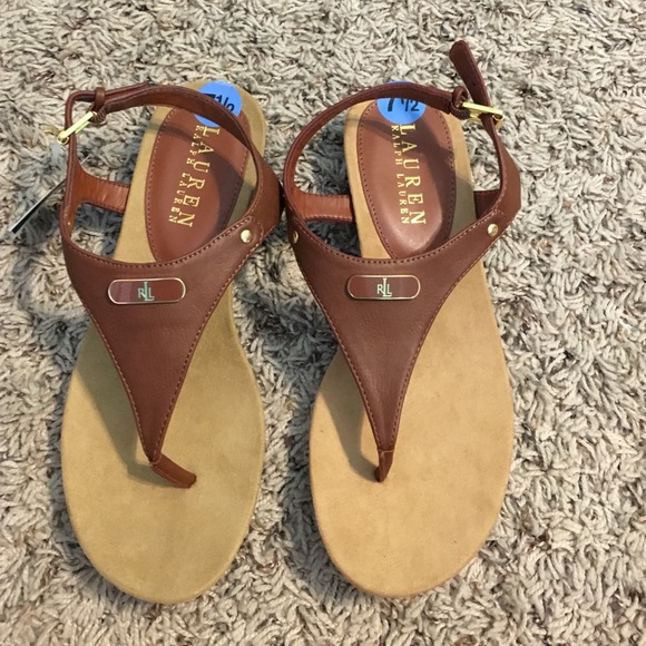 Ralph Lauren Flat Sandals Size 7.5