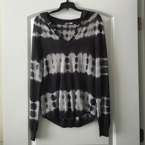 Roxy Gray/White Hooded Sweater