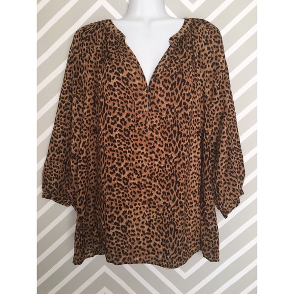 Leopard blouse - Picture 1 of 2
