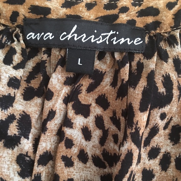 Leopard blouse - Picture 2 of 2