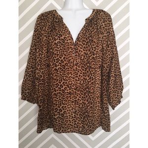 Leopard blouse