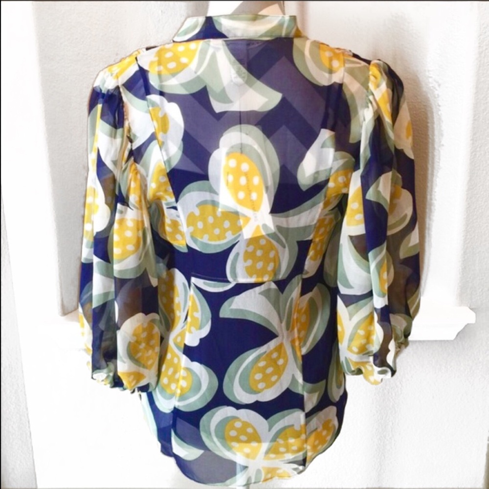 DVF Clover Pastel Blouse. S8818469J10 - Picture 2 of 4