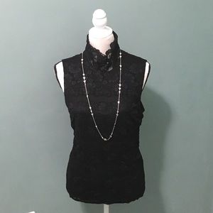 ⚡️FLASH SALE⚡️Josephine Chaus Black Lace Shirt