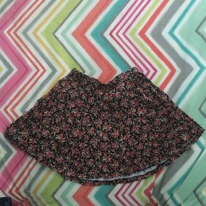 Floral printed skirt