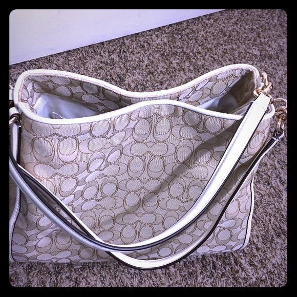 Beige/ Tan Coach bag
