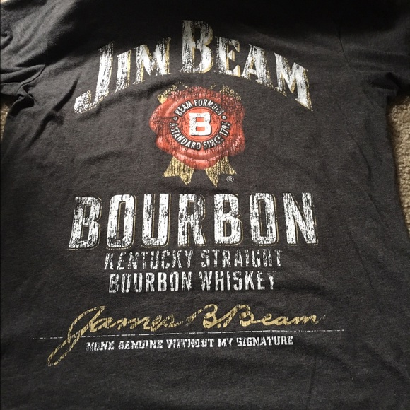 Licensed Jim Bean shirt.