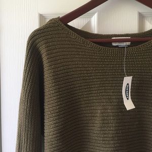 Olive Green Knit Sweater