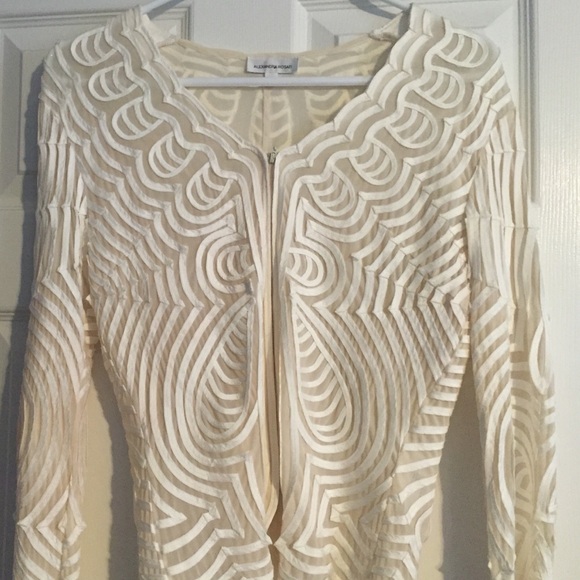 Alexandra Rosati lace blouse/jacket