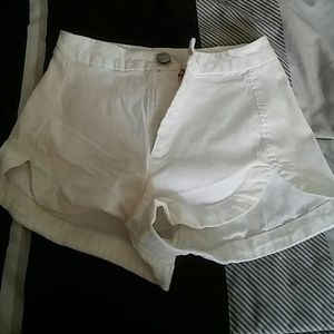 White Shorts