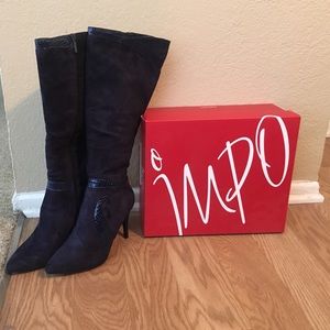 Impo Midnight Blue high heel boots